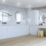 Serene Dove White Shaker Kitchen Cabinets