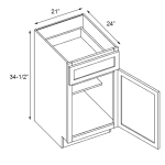 Unfinished base cabinets, perfect for DIY projects, allowing customization to match your kitchen’s unique style.