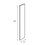 Ethereal White Micro Shaker Cabinet Fillers