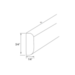 Noble Honey Wheat Shaker Batten Molding