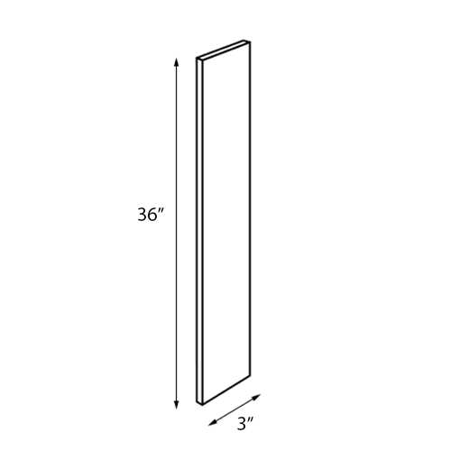 Noble Honey Wheat Shaker Cabinet Fillers