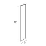 Noble Honey Wheat Shaker Cabinet Fillers