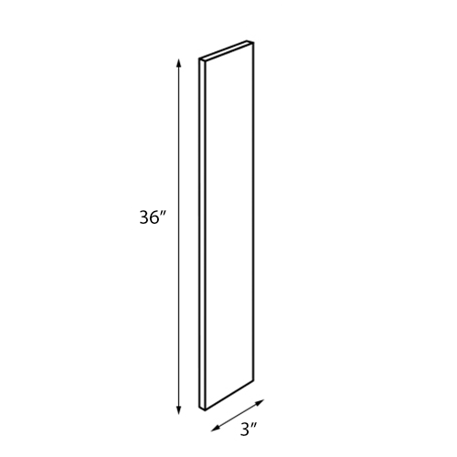 Noble Honey Wheat Shaker Cabinet Fillers