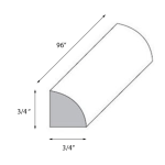 Noble Honey Wheat Shaker Quarter Round Molding