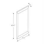 Noble Honey Wheat Shaker Wall False Door