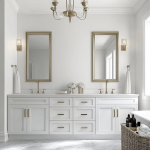 Opulent White Shaker Bathroom Vanities