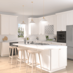 Opulent White Shaker Kitchen Cabinets