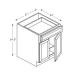 Ready-to-assemble (RTA) cabinets offering a cost-effective and customizable solution for modern kitchen renovations.