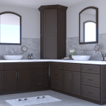 Refined Modern Slate Shaker Bathroom Vanities