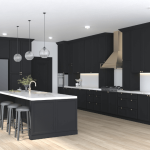 Sovereign Onyx Black Shaker Kitchen Cabinets