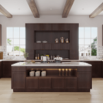 Exquisite Shaker Espresso Kitchen Cabinets