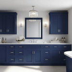 Imperial Midnight Blue Shaker Bathroom Vanities