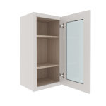 Serene Dove White Shaker Wall Cabinet with 1 Door